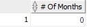 Oracle MONTHS_BETWEEN Example 3 Output