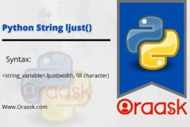 Python String ljust() Method