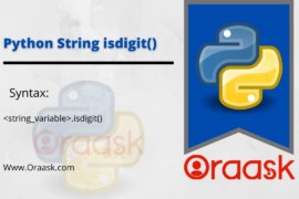 Python String isdigit() Method