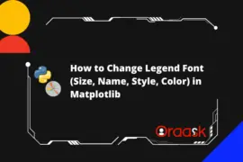 How to Change Matplotlib Legend Font Size, Name, Style, Color