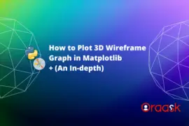 How to Plot 3D Wireframe Graph in Matplotlib