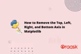 How to Remove the Top, Left, Right, and Bottom Axis in Matplotlib