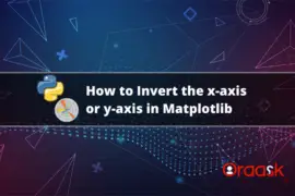 How to Invert the x-axis or y-axis in Matplotlib